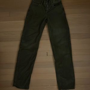 Green jeans 90’s straight size xs